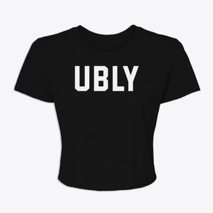 Ubly Michigan Classic Block Women's Crop Top