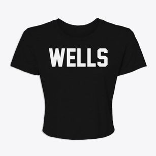 Wells Texas Classic Block Women's Crop Top