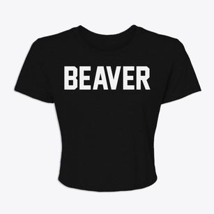 Beaver West Virginia Classic Block Women's Crop Top