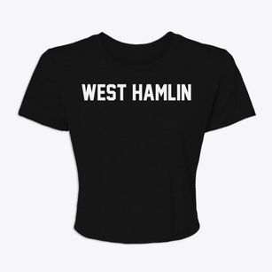West Hamlin West Virginia Classic Block Women's Crop Top