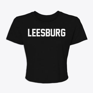 Leesburg Florida Classic Block Women's Crop Top