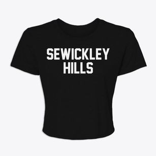 Sewickley Hills Pennsylvania Classic Block Women's Crop Top