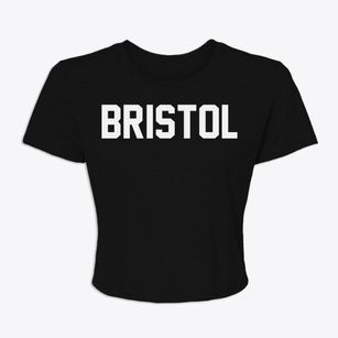 Bristol Rhode Island Classic Block Women's Crop Top