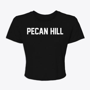 Pecan Hill Texas Classic Block Women's Crop Top