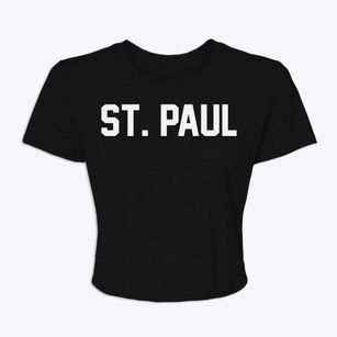 St. Paul Kansas Classic Block Women's Crop Top