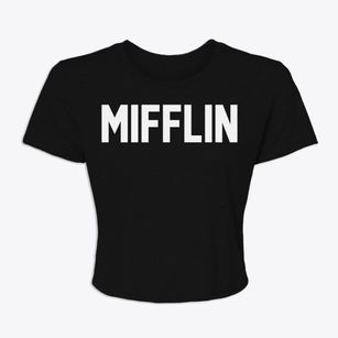 Mifflin Wisconsin Classic Block Women's Crop Top