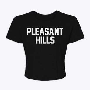 Pleasant Hills Ohio Classic Block Women's Crop Top