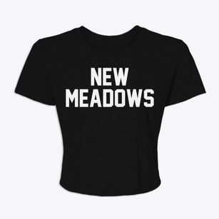 New Meadows Idaho Classic Block Women's Crop Top
