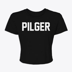 Pilger Nebraska Classic Block Women's Crop Top
