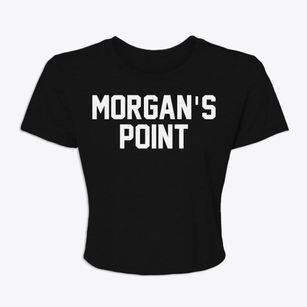 Morgan's Point Texas Classic Block Women's Crop Top