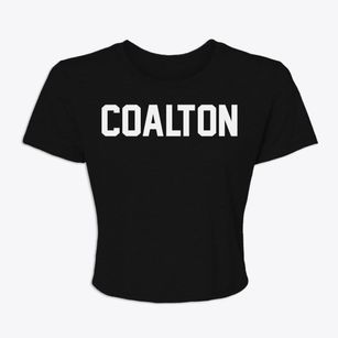 Coalton West Virginia Classic Block Women's Crop Top