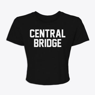 Central Bridge New York Classic Block Women's Crop Top