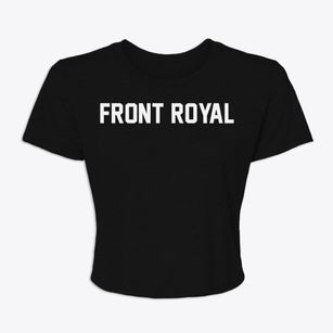 Front Royal Virginia Classic Block Women's Crop Top