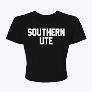 Southern Ute Colorado Classic Block Women's Crop Top