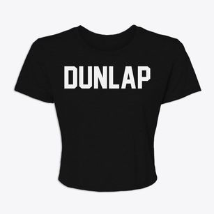 Dunlap Kansas Classic Block Women's Crop Top