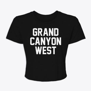 Grand Canyon West Arizona Classic Block Women's Crop Top