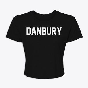 Danbury Connecticut Classic Block Women's Crop Top