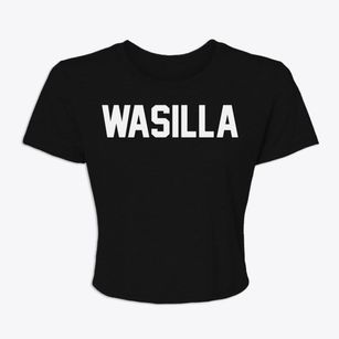 Wasilla Alaska Classic Block Women's Crop Top