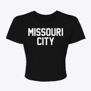 Missouri City Texas Classic Block Women's Crop Top