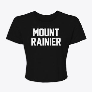 Mount Rainier Maryland Classic Block Women's Crop Top
