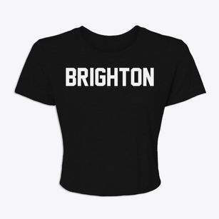Brighton Michigan Classic Block Women's Crop Top