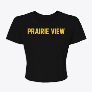 Prairie View Texas Classic Block Women's Crop Top