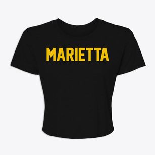 Marietta Georgia Classic Block Women's Crop Top