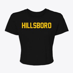 Hillsboro Illinois Classic Block Women's Crop Top