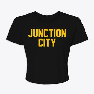 Junction City Oregon Classic Block Women's Crop Top