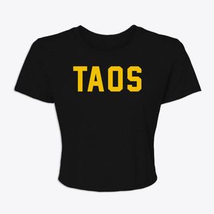 Taos New Mexico Classic Block Women's Crop Top