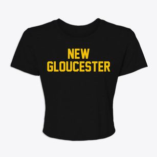 New Gloucester Maine Classic Block Women's Crop Top
