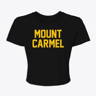 Mount Carmel Pennsylvania Classic Block Women's Crop Top