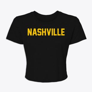 Nashville North Carolina Classic Block Women's Crop Top
