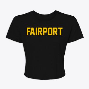 Fairport New York Classic Block Women's Crop Top