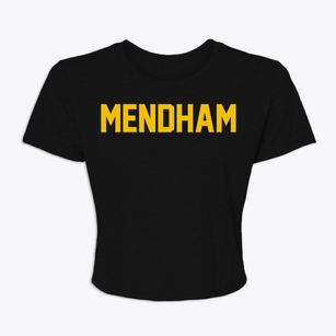 Mendham New Jersey Classic Block Women's Crop Top