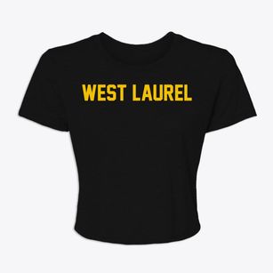 West Laurel Maryland Classic Block Women's Crop Top