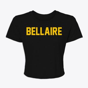 Bellaire Ohio Classic Block Women's Crop Top