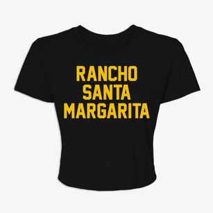 Rancho Santa Margarita California Classic Block Women's Crop Top