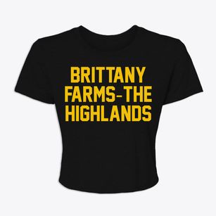 Brittany Farms-the Highlands Pennsylvania Classic Block Women's Crop Top