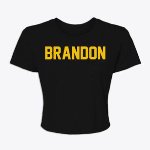 Brandon Vermont Classic Block Women's Crop Top