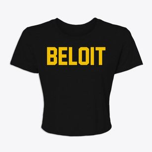 Beloit Kansas Classic Block Women's Crop Top