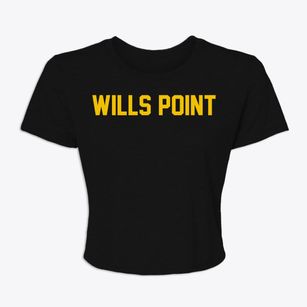 Wills Point Texas Classic Block Women's Crop Top