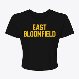 East Bloomfield New York Classic Block Women's Crop Top