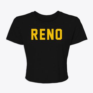 Reno Texas Classic Block Women's Crop Top