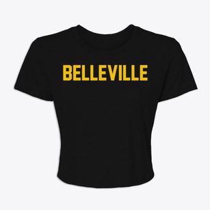 Belleville Illinois Classic Block Women's Crop Top