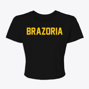 Brazoria Texas Classic Block Women's Crop Top