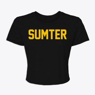 Sumter South Carolina Classic Block Women's Crop Top