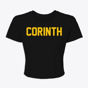 Corinth Maine Classic Block Women's Crop Top