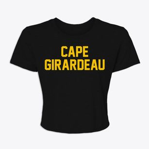 Cape Girardeau Missouri Classic Block Women's Crop Top