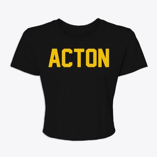 Acton Maine Classic Block Women's Crop Top
